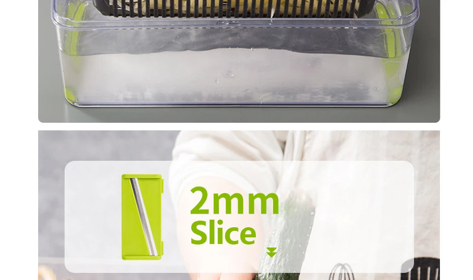Konco Multi-functional Vegetable Fruits Tool Potato Masher ricer Vegetable Mandoline slicer Peeler Cutter Carrot Shredder Grater
