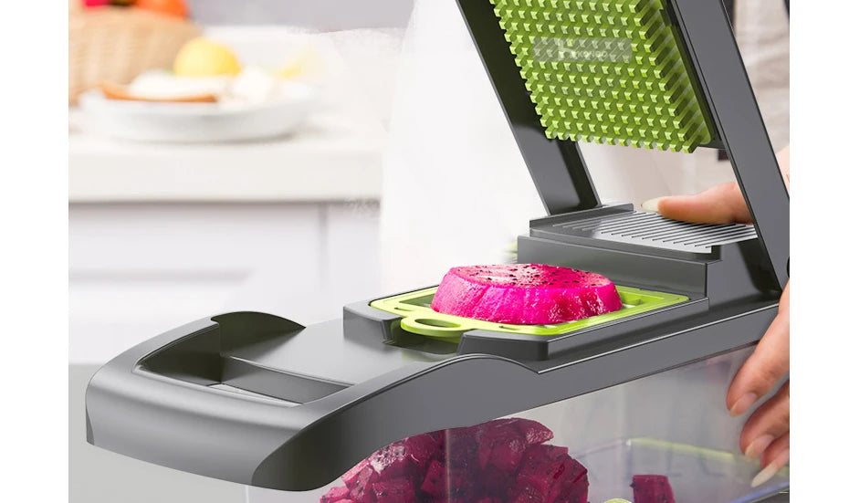 Konco Multi-functional Vegetable Fruits Tool Potato Masher ricer Vegetable Mandoline slicer Peeler Cutter Carrot Shredder Grater