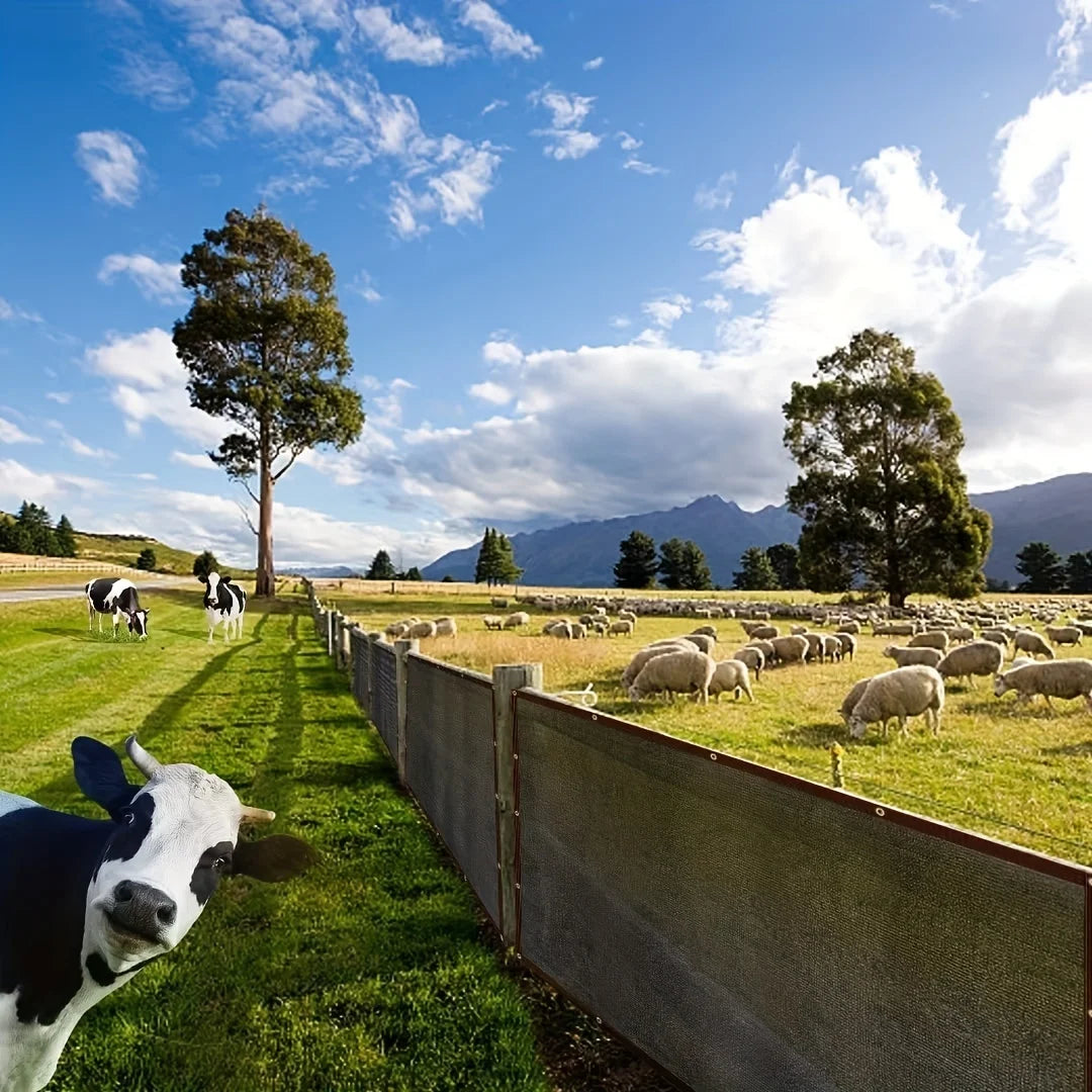 Black Shade Net – UV Protection Mesh Cover with Grommets