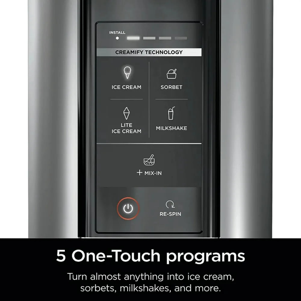 Ice Cream Maker, for Gelato, Mix-ins, Milkshakes, Sorbet, Smoothie Bowls & More, 5 One-Touch Programs