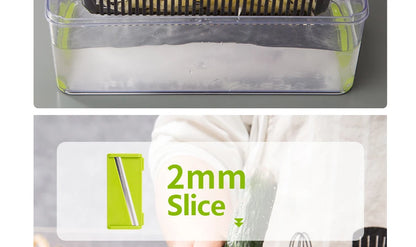 Konco Multi-functional Vegetable Fruits Tool Potato Masher ricer Vegetable Mandoline slicer Peeler Cutter Carrot Shredder Grater