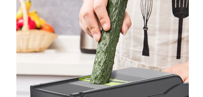 Konco Multi-functional Vegetable Fruits Tool Potato Masher ricer Vegetable Mandoline slicer Peeler Cutter Carrot Shredder Grater