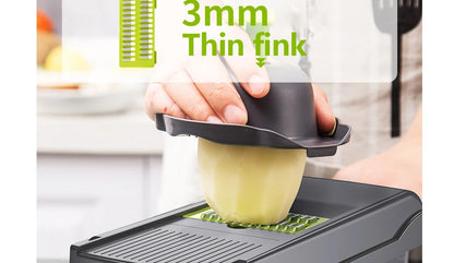 Konco Multi-functional Vegetable Fruits Tool Potato Masher ricer Vegetable Mandoline slicer Peeler Cutter Carrot Shredder Grater