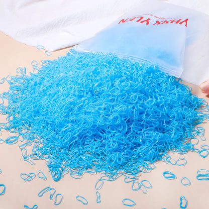 Kids Hair Bands – Colorful Rubber Ties for Ponytails & Hairstyles