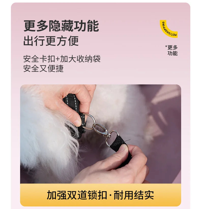 Small pet cart, dog, cat, teddy cart, outdoor small pet cart, lightweight and foldable small cart