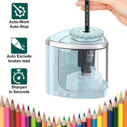 Electric Pencil Sharpener – Fast, Safe & Portable for Students and Offices
