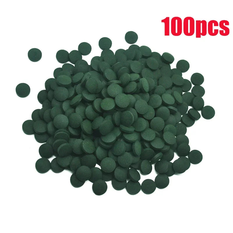 Spirulina Tablets – Premium Aquarium Food for Fish & Shrimp