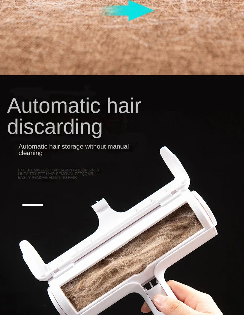 Pet Hair Cleaner – One-Hand Roller for Quick Hair & Lint Removal