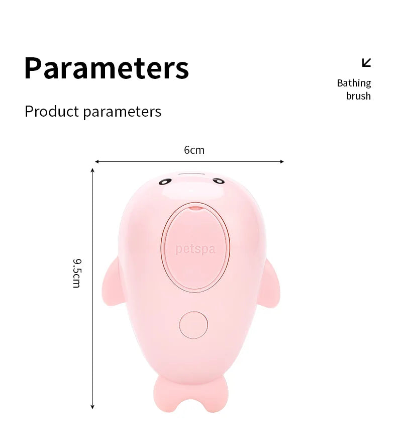 3-in-1 Pet Grooming Brush – Electric Steam Comb & Massage Tool