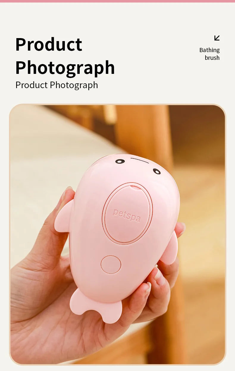 3-in-1 Pet Grooming Brush – Electric Steam Comb & Massage Tool