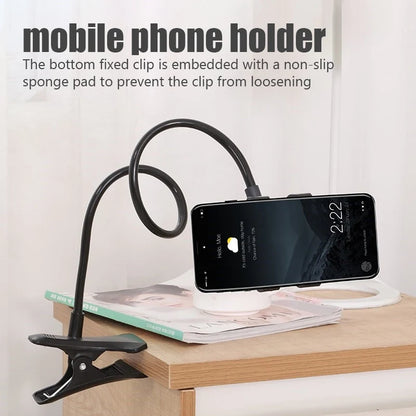 Universal Flexible Phone Holder – Adjustable Lazy Arm Mount for Bed & Desk