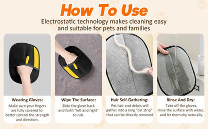 Premium Pet Grooming Glove – 2-in-1 Hair Remover & Massage Brush