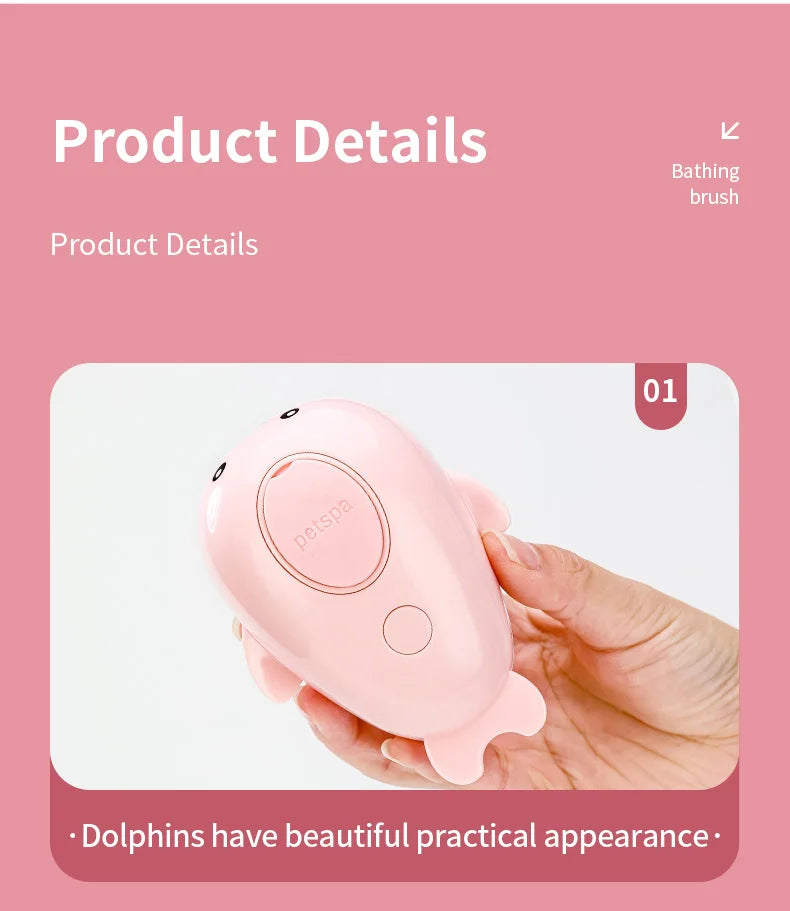 3-in-1 Pet Grooming Brush – Electric Steam Comb & Massage Tool