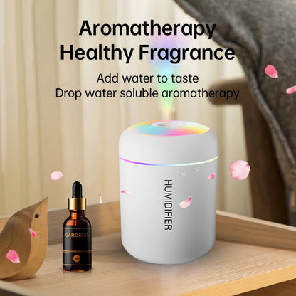 Electric Aroma Diffuser – 180ml Essential Oil Air Humidifier (USB Powered)