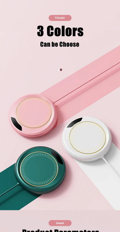 Smart Cup Warmer – USB Heating Coaster with 3 Temperature Settings (55°C)