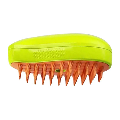 3-in-1 Pet Grooming Brush – Electric Steam Comb & Massage Tool