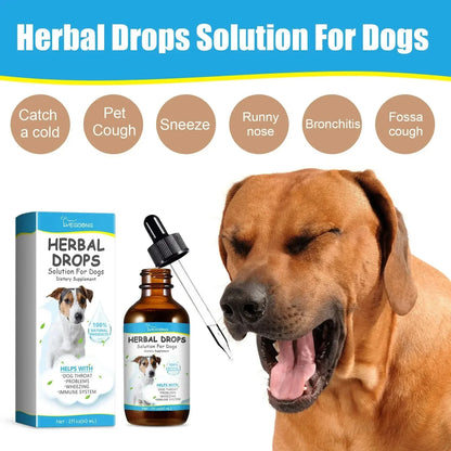Pet Cough Drop Herbal Cough Soothing Relief Reduce Throat Discomfort Sneezing Treatment Strengthen Immunity Dog Calming Medicine