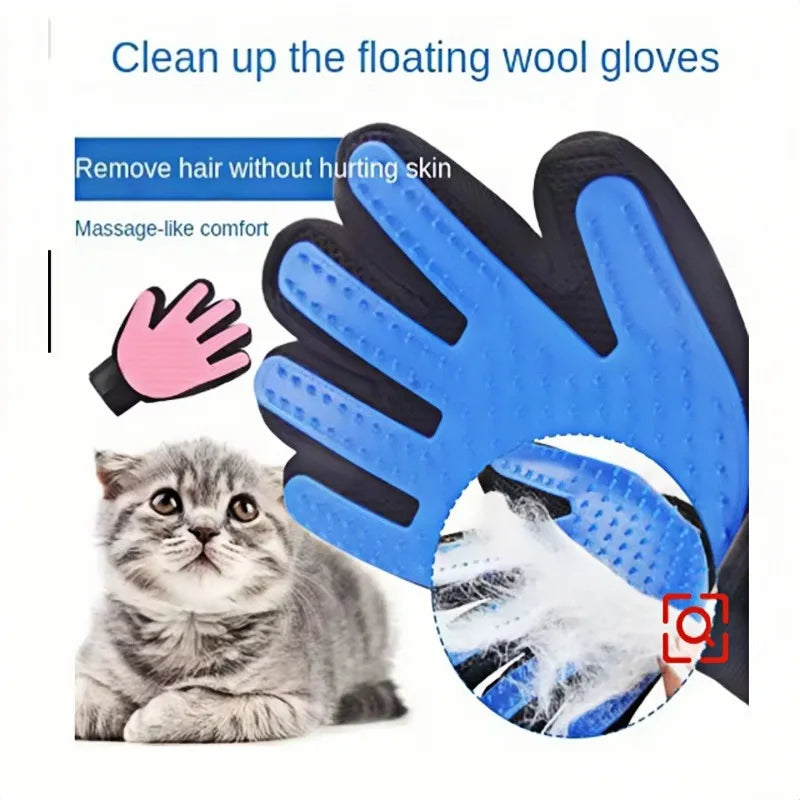 Pet Hair Remover Glove – Easy Grooming for Dogs & Cats