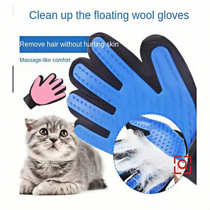 Pet Hair Remover Glove – Easy Grooming for Dogs & Cats