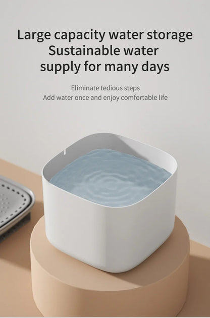USB Cat Water Fountain – 3L Auto Filtered Drinking Bowl