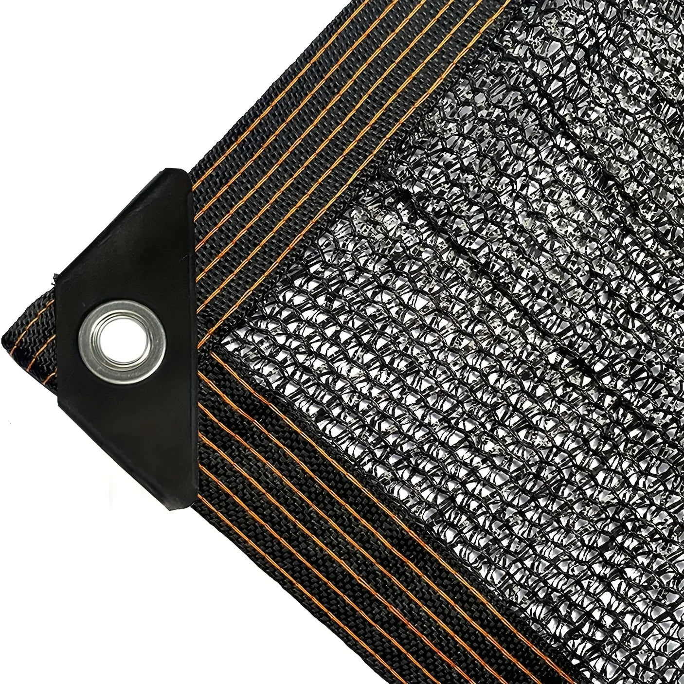Black Shade Net – UV Protection Mesh Cover with Grommets