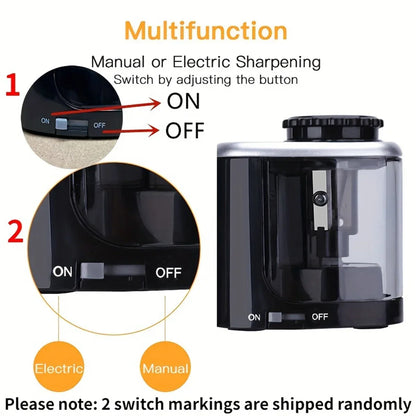 Electric Pencil Sharpener – Fast, Safe & Portable for Students and Offices
