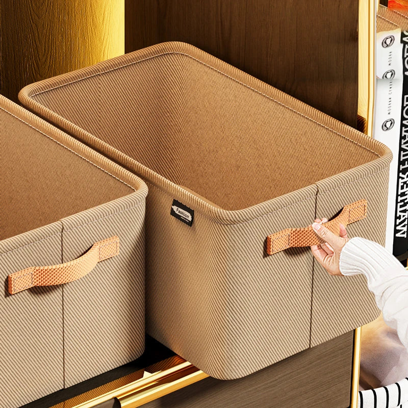 Drawer Clothes Organizer – Thick Fabric Storage Box for Jeans & Tops