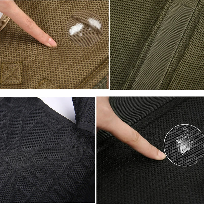 Military Dog Harness Set – Tactical Vest with Leash for Large Dogs