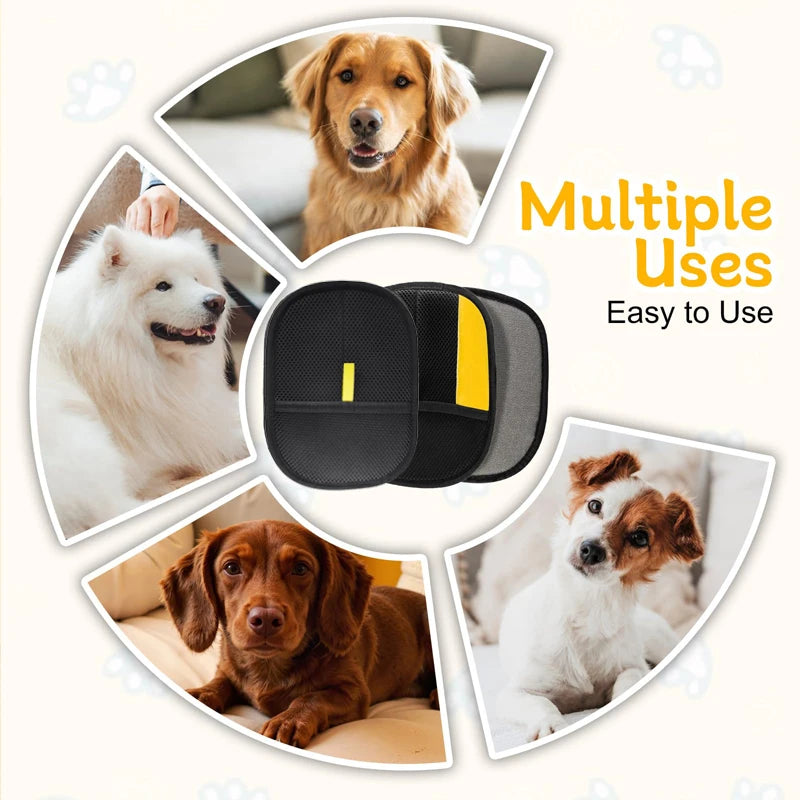 Premium Pet Grooming Glove – 2-in-1 Hair Remover & Massage Brush