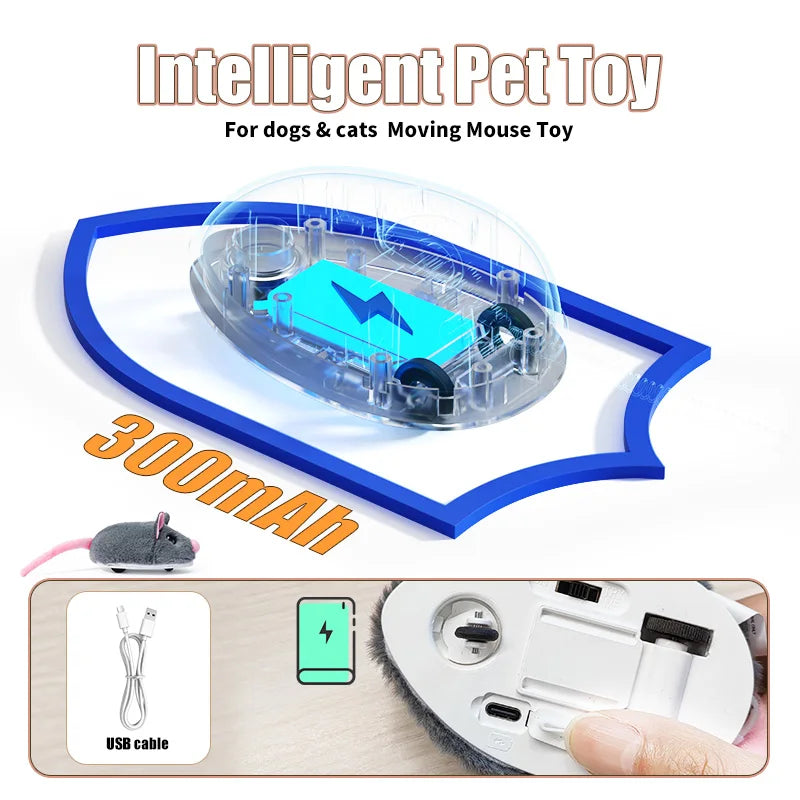 Electric Mouse Cat Toy – Smart Interactive Pet Fun