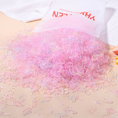 Kids Hair Bands – Colorful Rubber Ties for Ponytails & Hairstyles