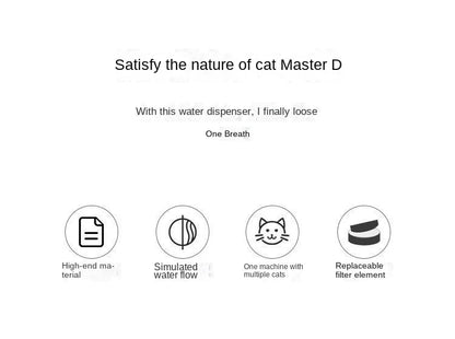 Smart Cat Fountain – 1200mL Silent Electric Filtered Drinker