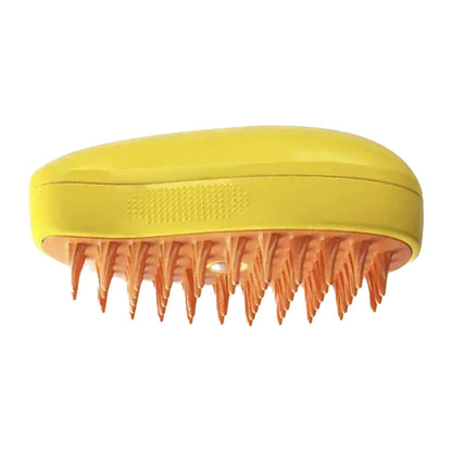 3-in-1 Pet Grooming Brush – Electric Steam Comb & Massage Tool