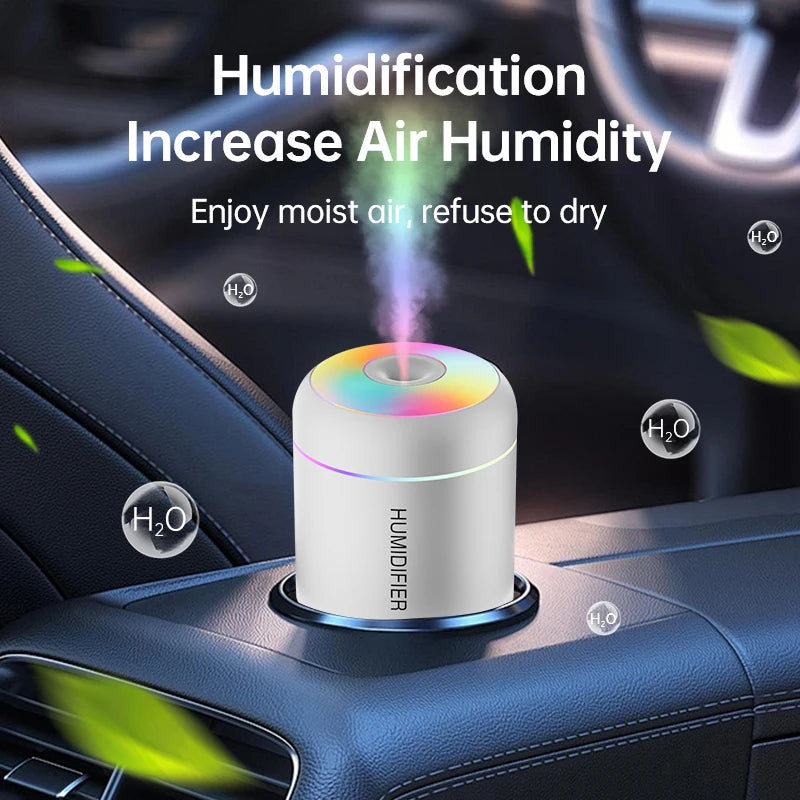 Electric Aroma Diffuser – 180ml Essential Oil Air Humidifier (USB Powered)