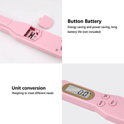 LCD Food Scale Spoon – Digital Kitchen Weight Measure (0.1–500g)