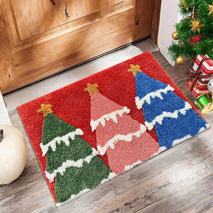 Holiday Welcome Mat – Santa & Gingerbread Theme