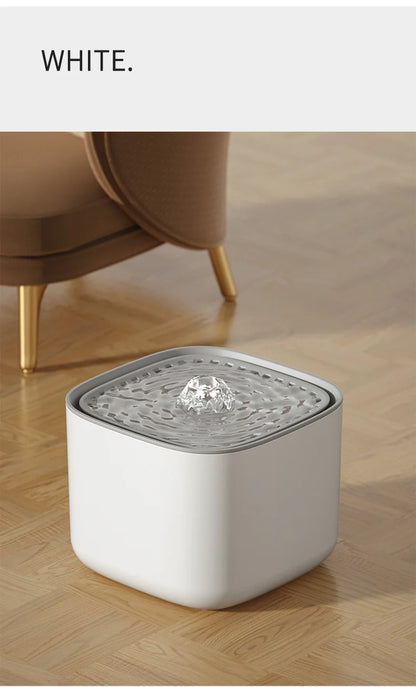USB Cat Water Fountain – 3L Auto Filtered Drinking Bowl