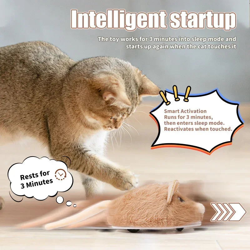 Electric Mouse Cat Toy – Smart Interactive Pet Fun